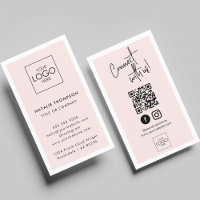 Instagram Facebook Social Media Minimaliste QR Cod