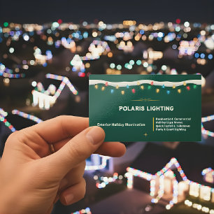 Carte De Visite 🧑🏼🎄 Installation de lumières de Noël QR