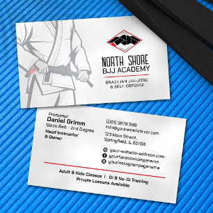 Carte De Visite Instructeur brésilien Jiu-Jitsu