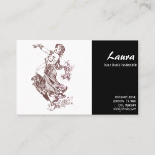 Carte de visite instructeur de danse du ventre