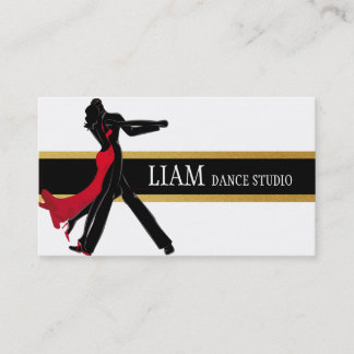 Carte De Visite Instructeur de danse professionnel, leçons, Studio