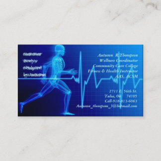 Carte De Visite Instructeur de forme physique