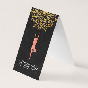 Carte De Visite Instructeur de méditation Yoga   Mandala