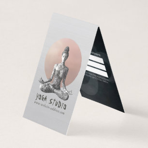 Carte De Visite Instructeur de méditation Yoga Reiki Master Lotus 