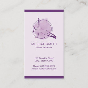 Carte De Visite Instructeur de Pilates