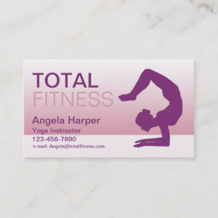 Carte De Visite Instructeur de yoga