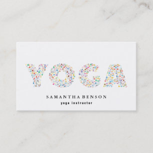 Carte De Visite Instructeur de yoga