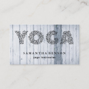 Carte De Visite Instructeur de yoga
