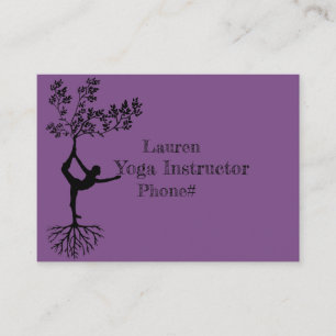 Carte De Visite Instructeur de yoga