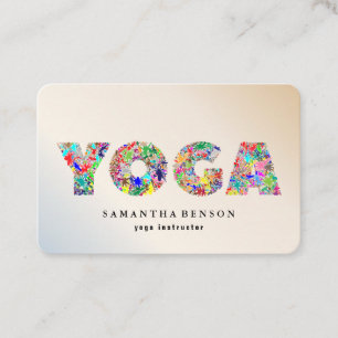 Carte De Visite Instructeur de yoga