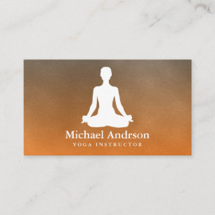 Carte De Visite Instructeur de yoga