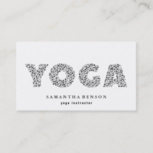 Carte De Visite Instructeur de yoga