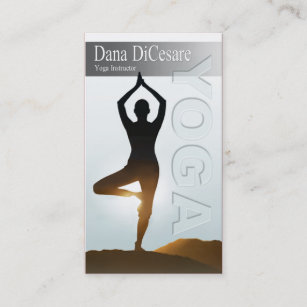 Carte De Visite Instructeur de Yoga de Dana Vinyasa et Power