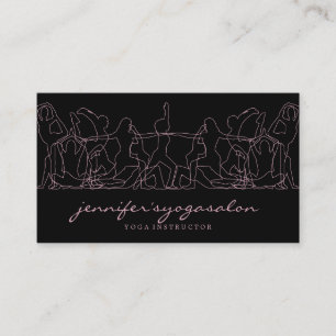 Carte De Visite Instructeur de yoga Fitness Entraîneur personnel
