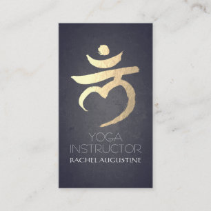 Carte De Visite Instructeur de Yoga Root Chakra Muladhara Mantra L