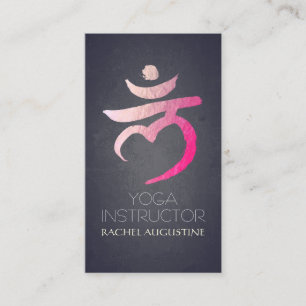Carte De Visite Instructeur de Yoga Root Chakra Muladhara Mantra L