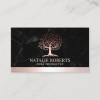 Instructeur de yoga Rose de l'arbre de vie Marbre