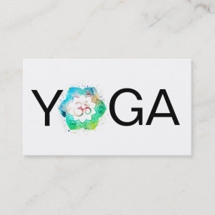 Carte De Visite Instructeur OM Aum de professeur de Lotus de