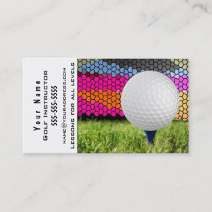 Carte De Visite Instruction de golf