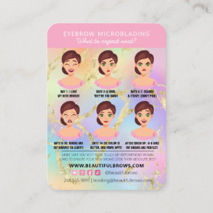 Carte De Visite Instructions de microblème de flèche Soins et Appt