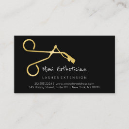 Carte De Visite Instructions de soins postérieurs Courbe de Lash O