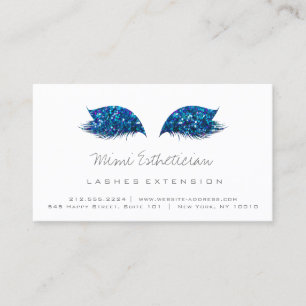 Carte De Visite Instructions de soins postérieurs Lashes Extension