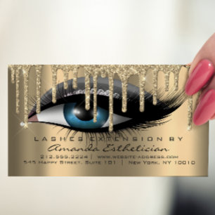 Carte De Visite Instructions de suivi Eyelash Extension VIP