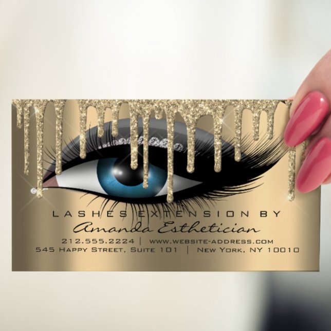 Carte De Visite Instructions de suivi Eyelash Extension VIP (Créateur téléchargé)