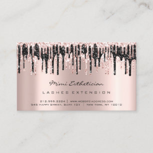 Carte De Visite Instructions de suivi Lash Blush Black Drivers VIP