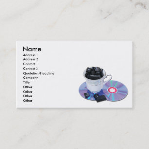 Carte De Visite InternetCafe, nom, adresse 1, adresse 2, Conta…