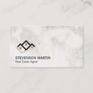 Carte De Visite Investisseur immobilier   Marbre exécutif
