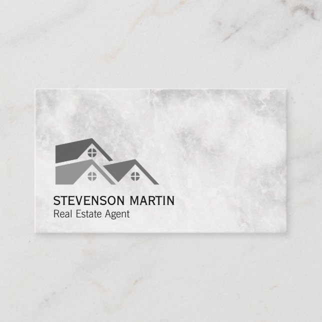 Carte De Visite Investisseur immobilier | Marbre exécutif | Réalis (Devant)