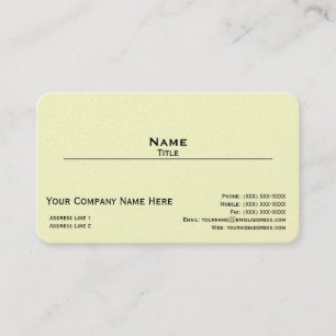 Carte de visite iridescent de finition de perle