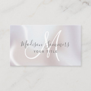 Carte De Visite Iridescente Pearl Shimmer