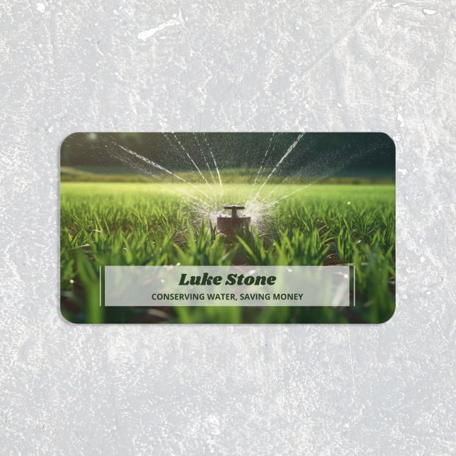 Carte De Visite Irrigation (Irrigation Business Card)