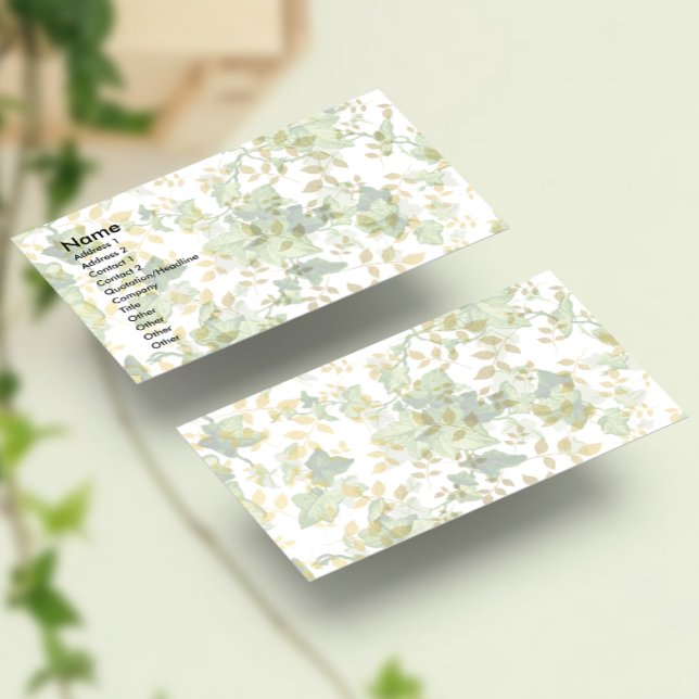 Carte De Visite Ivy intemporel (Créateur téléchargé)