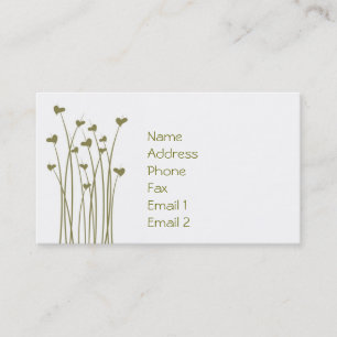 Carte De Visite j0433235, AddressPhone nommé TaxEmail 1Email 2