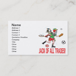 Carte De Visite Jack de tous les commerces