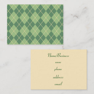 Carte de visite Jacquard rétro