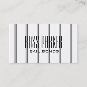 Carte De Visite Jail Bail Bonds Company