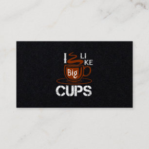 Carte De Visite J'Aime La Big Cup