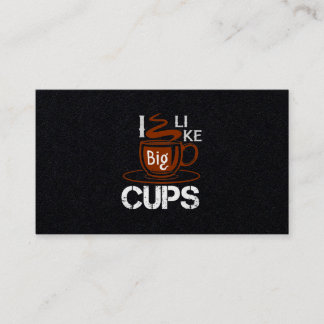 Carte De Visite J'Aime La Big Cup