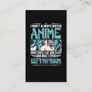 Carte De Visite Japonaise Anime Girl Otaku Ado Manga Fan