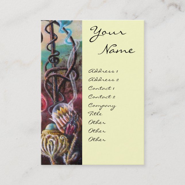 Carte De Visite JARDIN DE MELISSA .details (Devant)