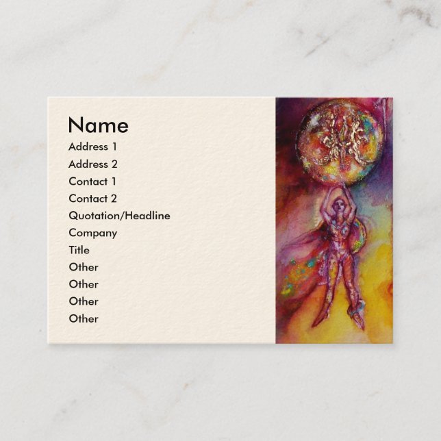 CARTE DE VISITE JARDIN DES OMBRES PERDUES / CHEVALIER ET FOIRE (Devant)