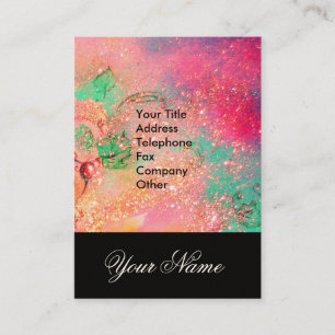 CARTE DE VISITE JARDIN DES OMBRES PERDUES -MONOGRAMME DE POUSSIÈRE