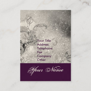 CARTE DE VISITE JARDIN DES OMBRES PERDUES STAR DUST MONOGRAM 1