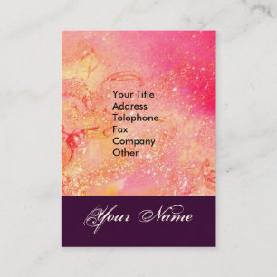 CARTE DE VISITE JARDIN DES OMBRES PERDUES STAR DUST MONOGRAM 1