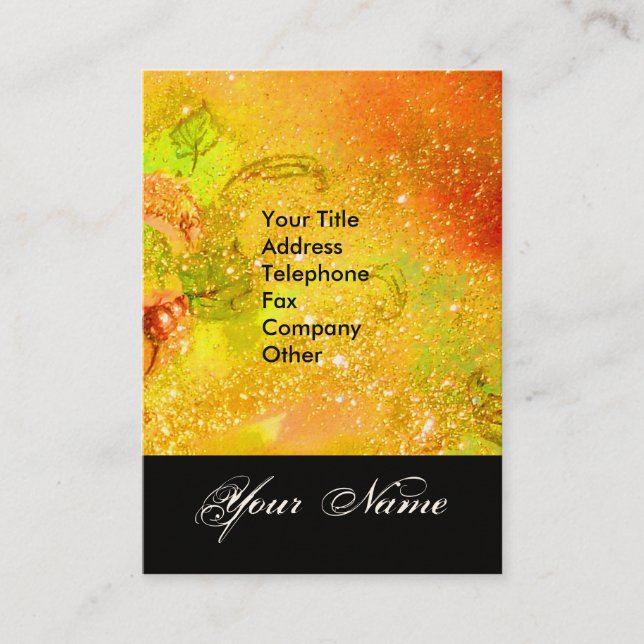 CARTE DE VISITE JARDIN DES OMBRES PERDUES STAR DUST MONOGRAM 1 (Devant)