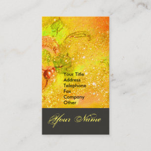 CARTE DE VISITE JARDIN DES OMBRES PERDUES STAR DUST MONOGRAM 1